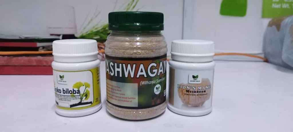 Herbal supplements for brain fog